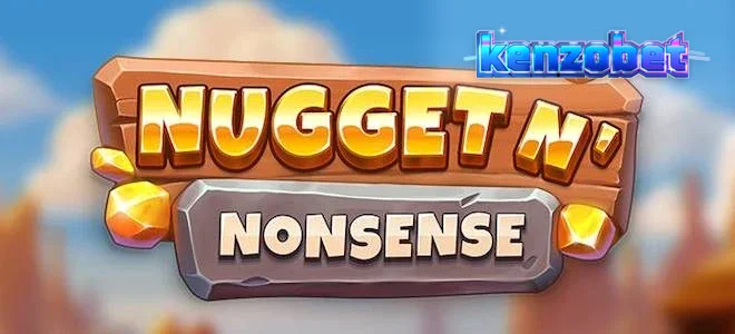 Tampilan visual tambang emas dalam game slot Nugget n’ Nonsense